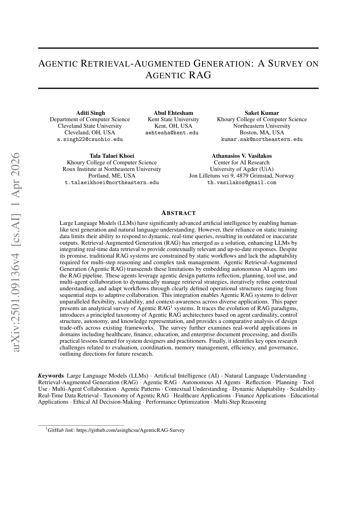 Agentic RAG Overview