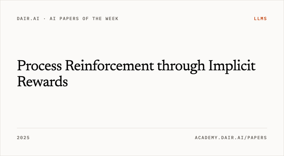 Process Reinforcement through Implicit Rewards