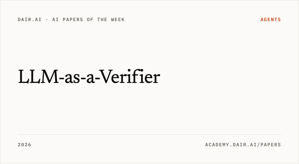 LLM-as-a-Verifier