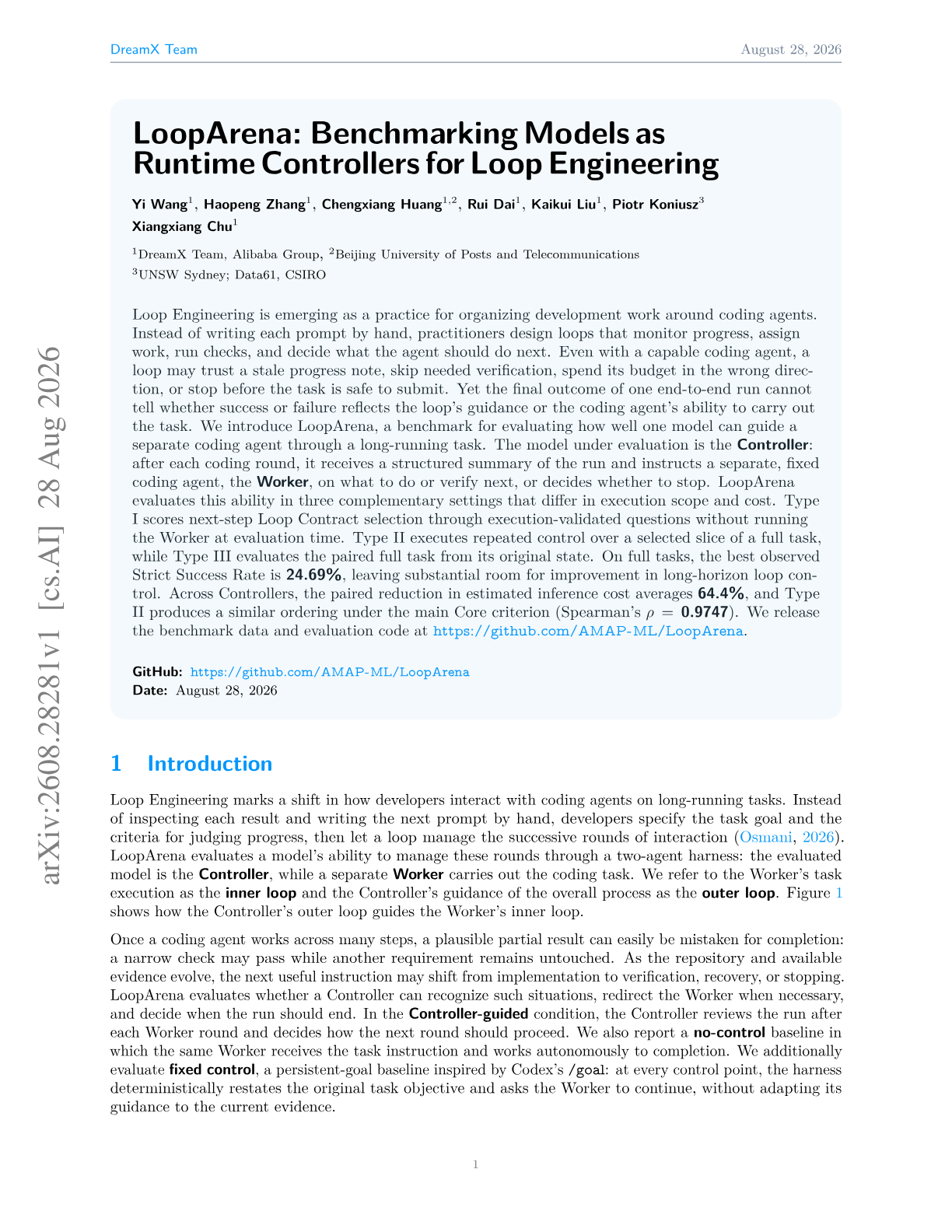 LoopArena: Benchmarking Models as Runtime Controllers for Loop Engineering