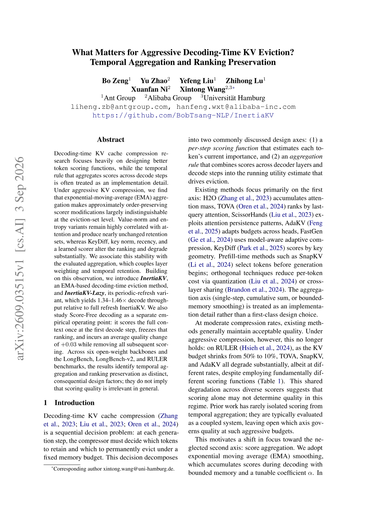What Matters for Aggressive Decoding-Time KV Eviction? Temporal Aggregation and Ranking Preservation