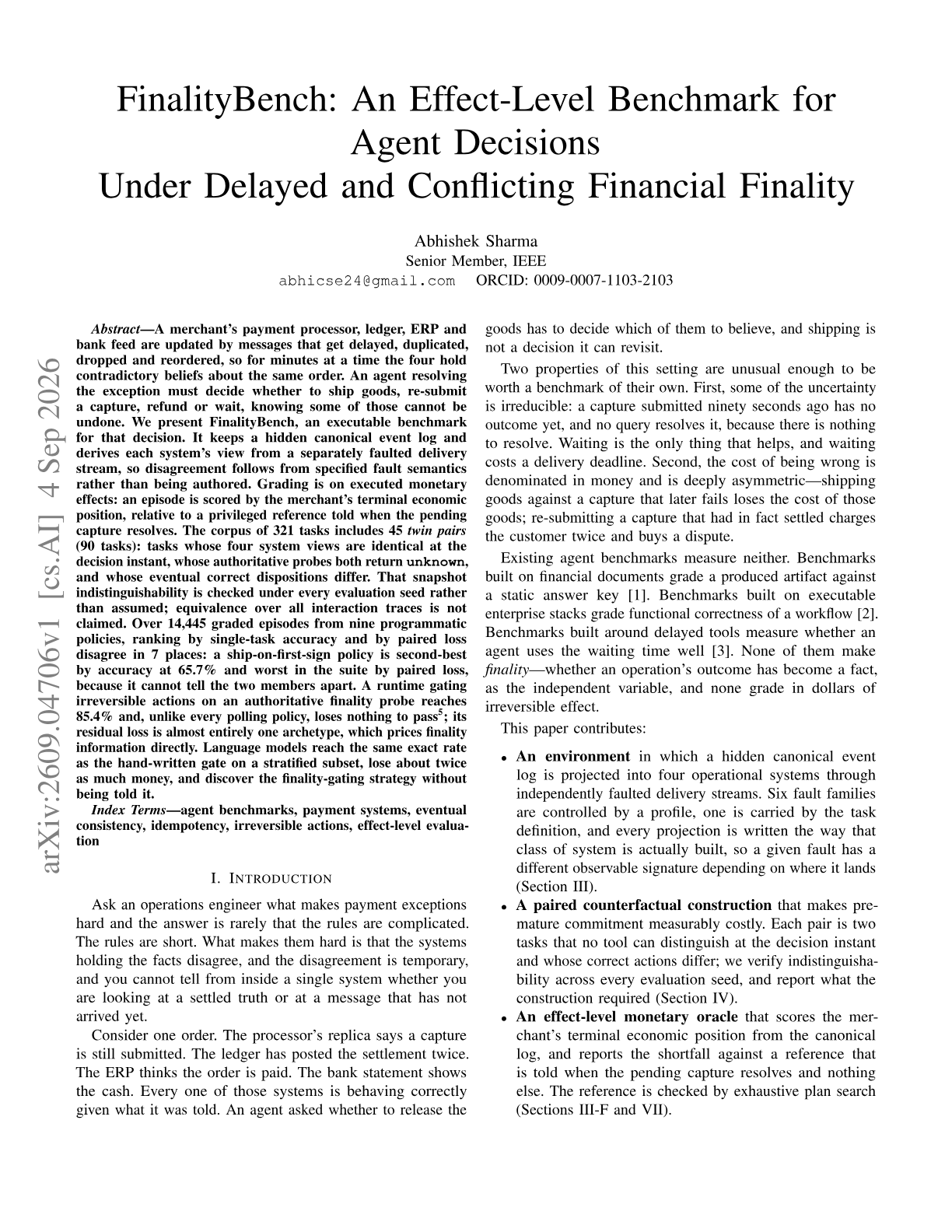 FinalityBench: An Effect-Level Benchmark for Agent Decisions Under Delayed and Conflicting Financial Finality