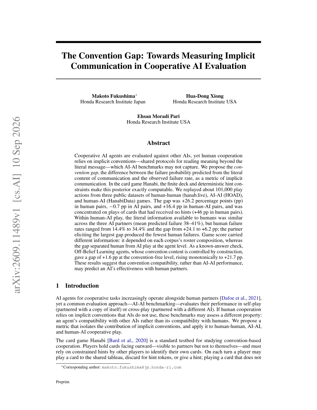 The Convention Gap: Towards Measuring Implicit Communication in Cooperative AI Evaluation