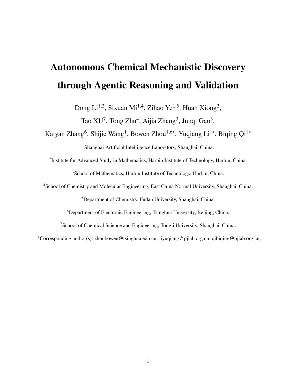 Autonomous Chemical Mechanistic Discovery through Agentic Reasoning and Validation