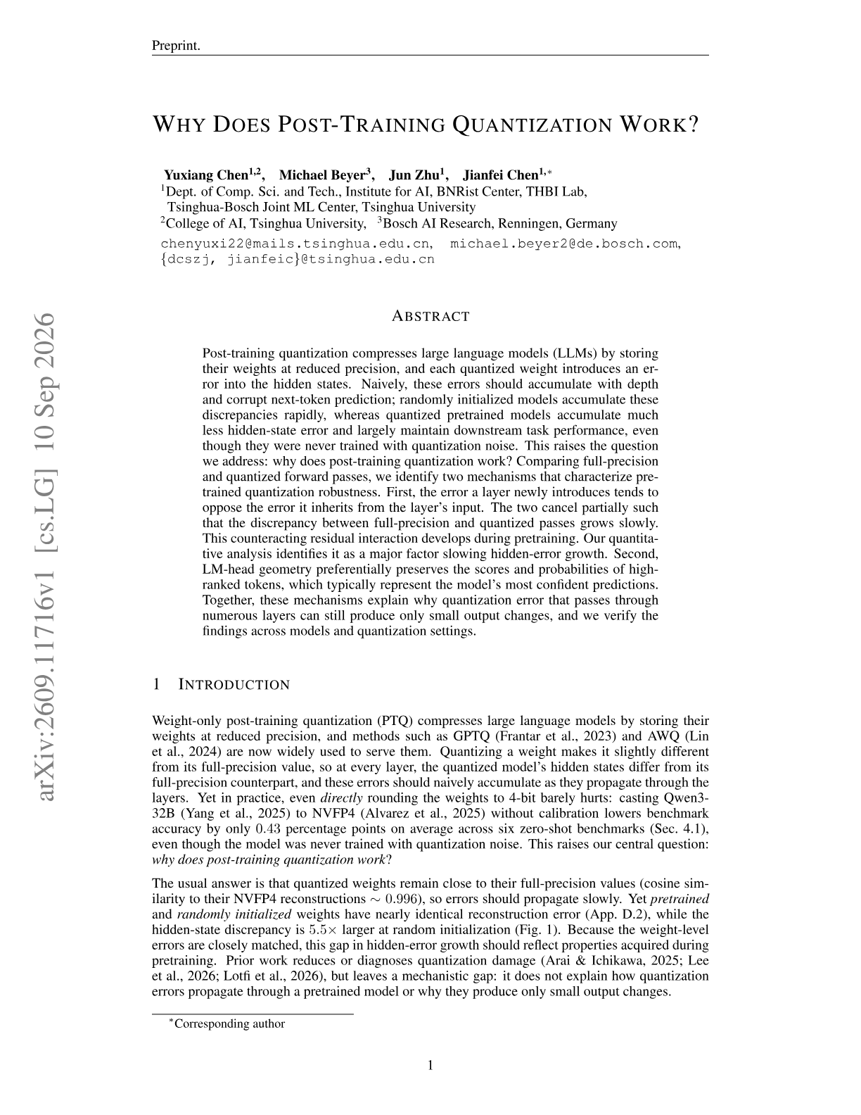 Why Does Post-Training Quantization Work?