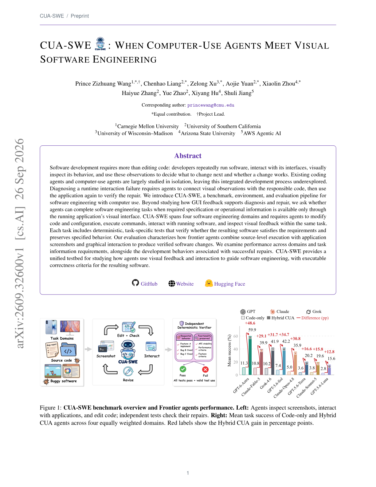 CUA-SWE: When Computer-Use Agents Meet Visual Software Engineering