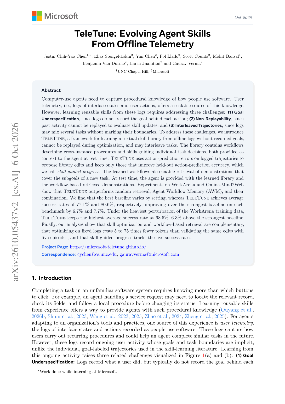 TeleTune: Evolving Agent Skills From Offline Telemetry