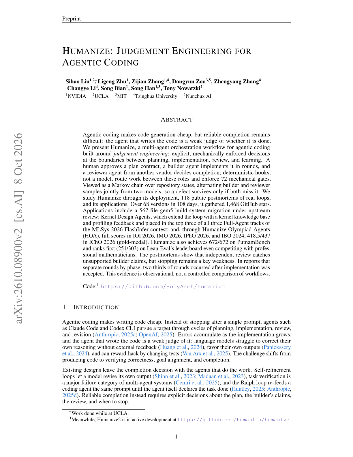 Humanize: Judgement Engineering for Agentic Coding