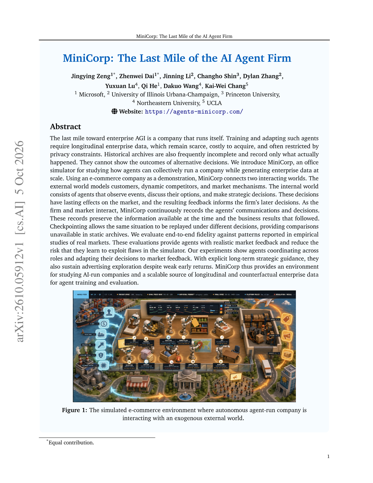MiniCorp: The Last Mile of the AI Agent Firm